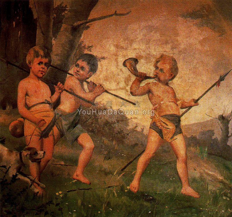 Ninos de caceria. La salida - 伊格纳西奥·狄亚兹·奥拉诺